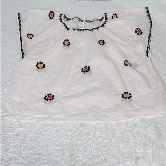 Madewell White Embroidered Blouse - Picture 2 of 5